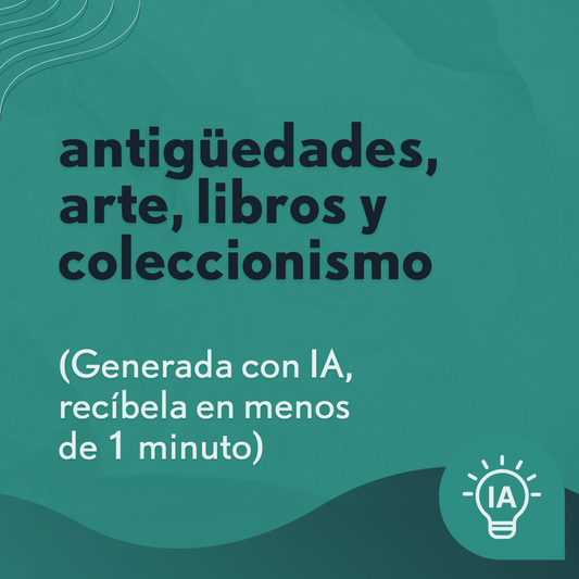 Servicio de tasación básica online para antigüedades con IA