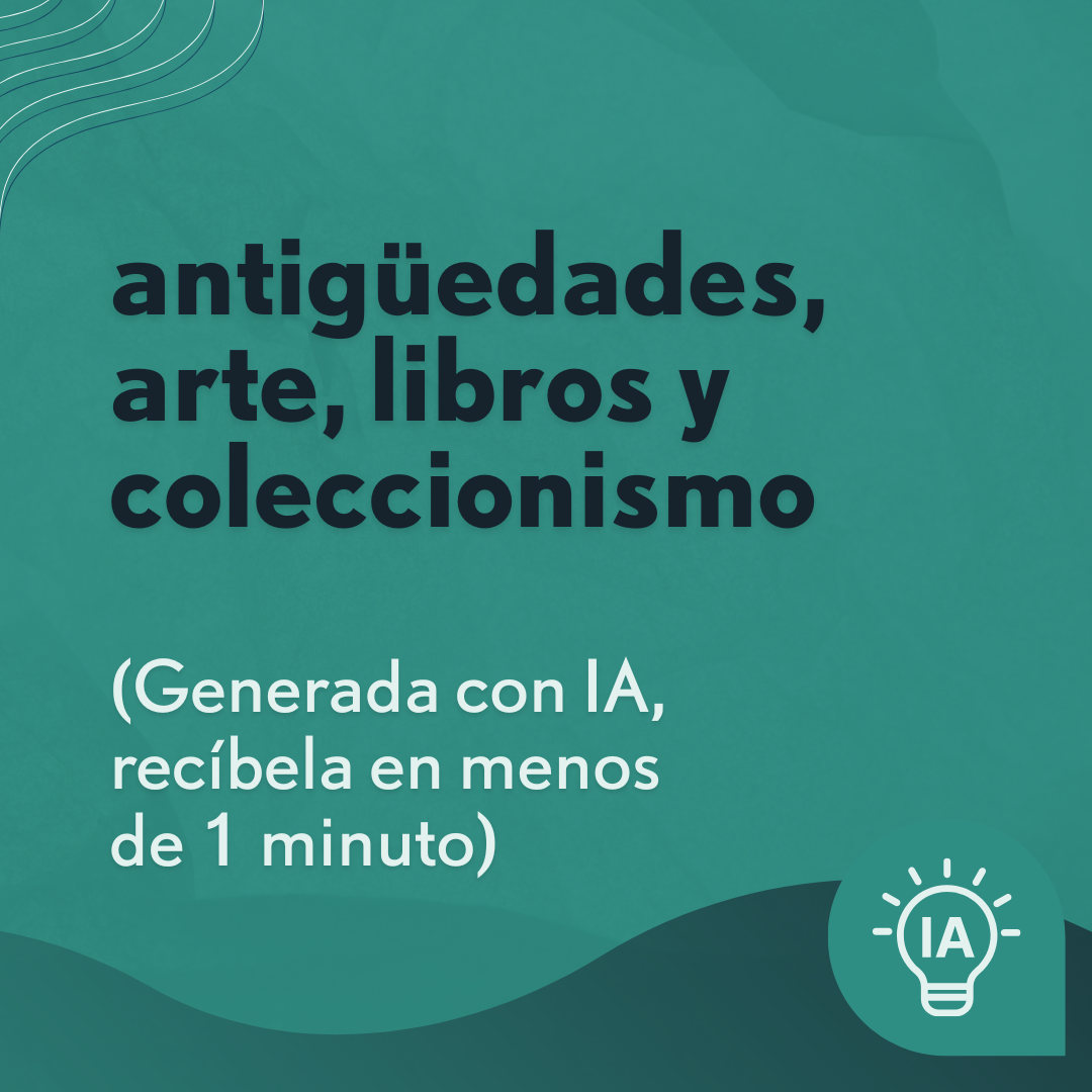 Servicio de tasación básica online para antigüedades con IA